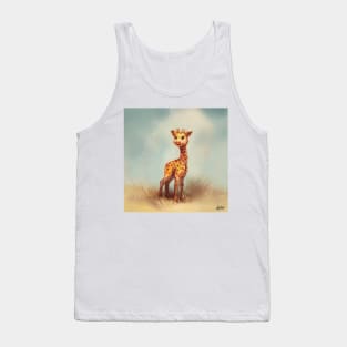 Smiling baby giraffe Tank Top